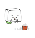 【動く】おとうふくんスタンプ5 〜春〜（個別スタンプ：3）