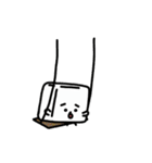 【動く】おとうふくんスタンプ5 〜春〜（個別スタンプ：17）