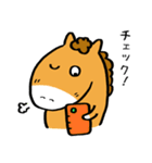 競馬好きのシンガリくん（個別スタンプ：14）