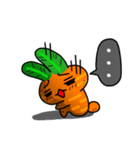 うさぎニンジンの挨拶スタンプ（個別スタンプ：30）