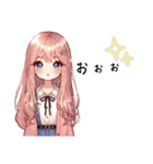 Sparkling Girls 2（個別スタンプ：35）