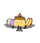 クマノミの食べ物スタンプ（個別スタンプ：3）