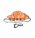 クマノミの食べ物スタンプ（個別スタンプ：4）