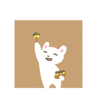 タコ焼きを食べるネコ（個別スタンプ：2）