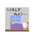 タコ焼きを食べるネコ（個別スタンプ：32）