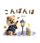 名前入り癒しポメラニアン（個別スタンプ：4）