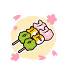 4月と5月に使える！もこどりスタンプ（個別スタンプ：14）