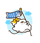 4月と5月に使える！もこどりスタンプ（個別スタンプ：18）