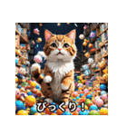 にゃんこ感情スタンプ001（個別スタンプ：2）