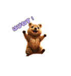 愛らしいクオッカ（個別スタンプ：3）
