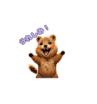 愛らしいクオッカ（個別スタンプ：9）