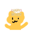 もこもこうさぎLINEスタンプ4（個別スタンプ：2）