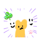 もこもこうさぎLINEスタンプ4（個別スタンプ：4）