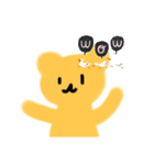 もこもこうさぎLINEスタンプ4（個別スタンプ：7）