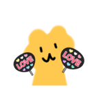 もこもこうさぎLINEスタンプ4（個別スタンプ：15）
