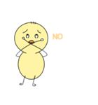 へんなひよこスタンプ（個別スタンプ：3）