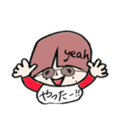 陽気な赤い子（個別スタンプ：7）