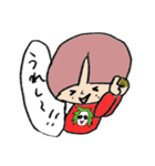 陽気な赤い子（個別スタンプ：9）