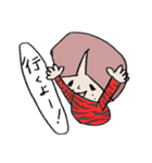 陽気な赤い子（個別スタンプ：14）