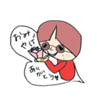 陽気な赤い子（個別スタンプ：19）