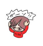 陽気な赤い子（個別スタンプ：23）