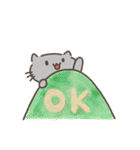 山を登るねこたち（個別スタンプ：7）