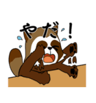 タヌキの読書家（個別スタンプ：12）