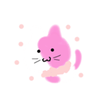 モフモフさくらネコ（個別スタンプ：1）