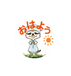 Hotaru to Jiji 動くミーアキャット（個別スタンプ：7）