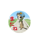 Hotaru to Jiji 動くミーアキャット（個別スタンプ：14）