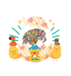 国旗animal（個別スタンプ：2）