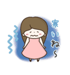ずっと使える大きい文字のロングヘア女子（個別スタンプ：39）