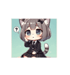 動く猫ちゃんたち（個別スタンプ：3）