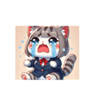 動く猫ちゃんたち（個別スタンプ：8）