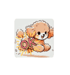 アプリコット♂トイプードルbyうにくん（個別スタンプ：2）