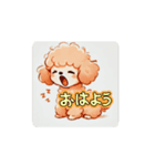 アプリコット♂トイプードルbyうにくん（個別スタンプ：6）