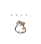 もちもちしたねこ(よく使う言葉とあいさつ)（個別スタンプ：21）