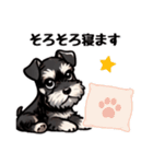 日常会話系のシュナウザー☆（個別スタンプ：21）