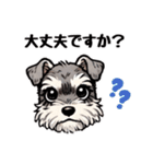 日常会話系のシュナウザー☆（個別スタンプ：23）