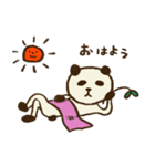 やる気のない パンダ（個別スタンプ：1）