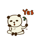 やる気のない パンダ（個別スタンプ：3）