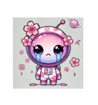 イカレた宇宙人・桜風スタンプ（個別スタンプ：3）