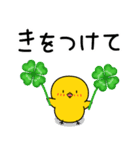 【春の日常】ひよこのちっぴ（個別スタンプ：17）