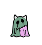 ゆるゆる！おばけねこスタンプ（個別スタンプ：11）