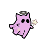 ゆるゆる！おばけねこスタンプ（個別スタンプ：19）