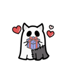 ゆるゆる！おばけねこスタンプ（個別スタンプ：32）