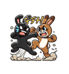 Rabbits don't have paw pads（個別スタンプ：33）