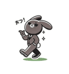 Rabbits don't have paw pads（個別スタンプ：40）