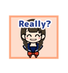 コナ音の女子高生スタンプ（英語版）（個別スタンプ：20）