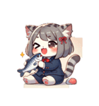 OL猫ちゃんの一日（個別スタンプ：8）
